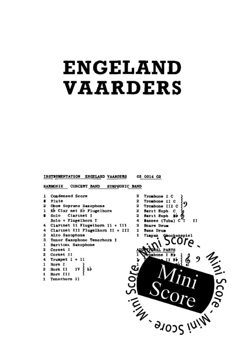 Engeland Vaaders - klik hier