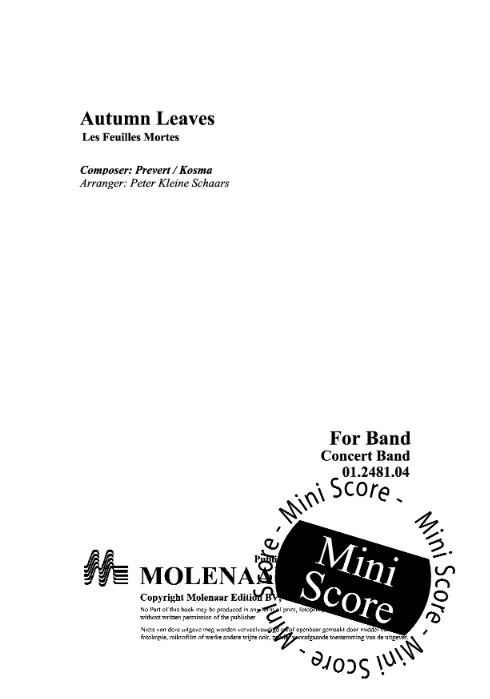 Autumn Leaves (Les Feuilles Mortes) - klik hier