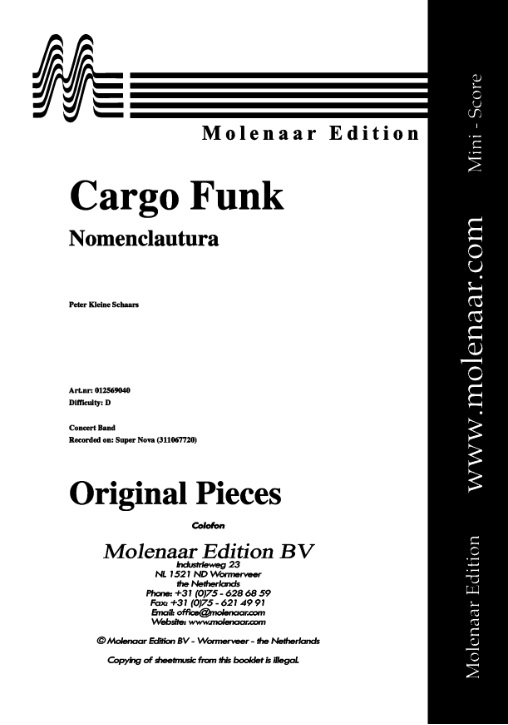 Cargo Funk (3.Mvt from 'Nomenclatura') - klik hier