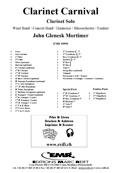 Clarinet Carnival - klik hier
