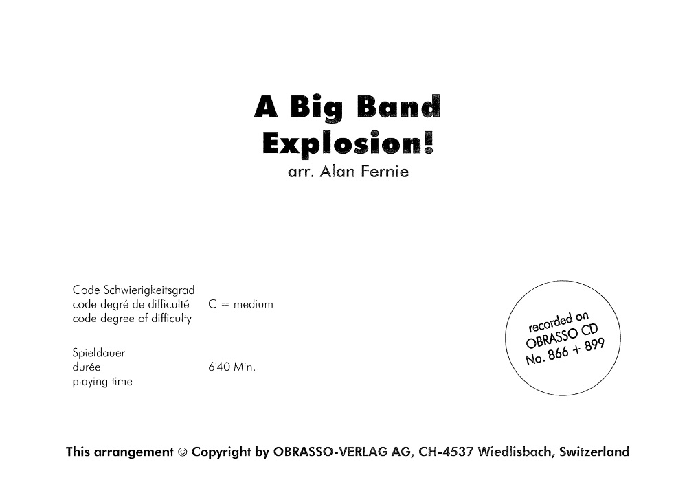 A Big Band Explosion - klik hier