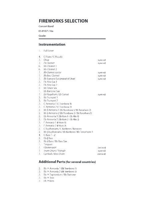 Fireworks Selection - klik hier