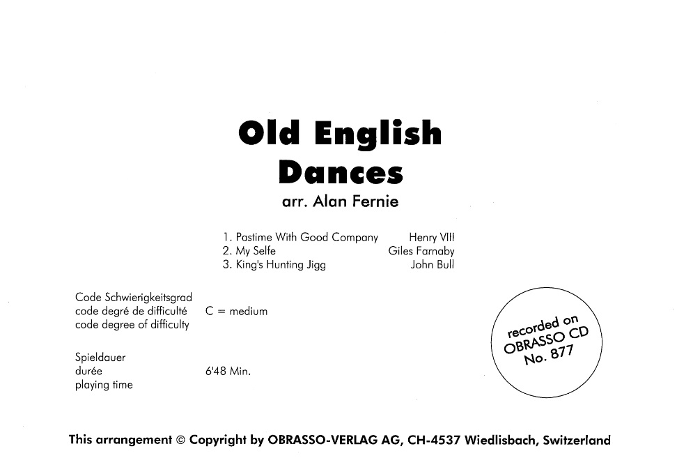 Old English Dances - klik hier