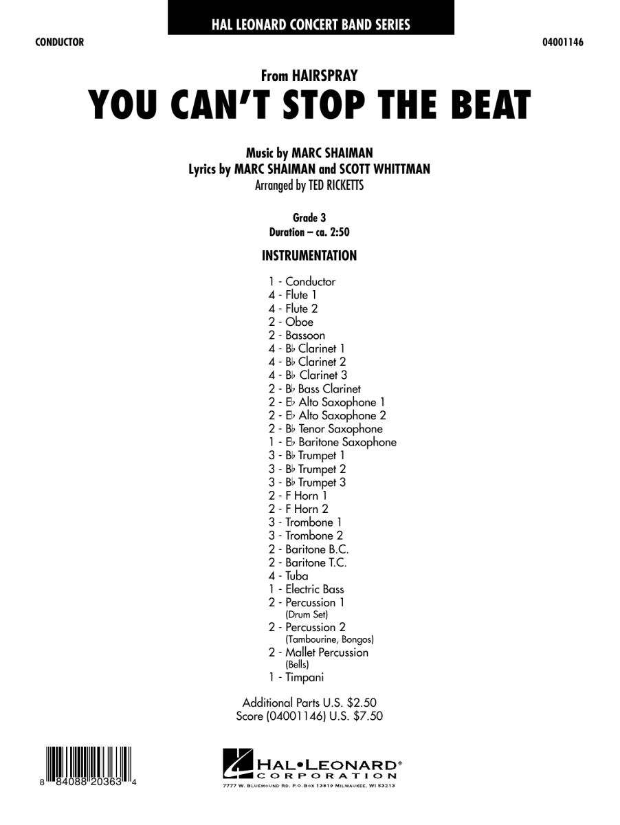 You Can't Stop the Beat (from 'Hairspray') - klik hier