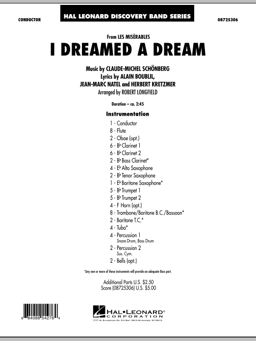 I Dreamed a Dream (from Les Mis�rables) - klik hier