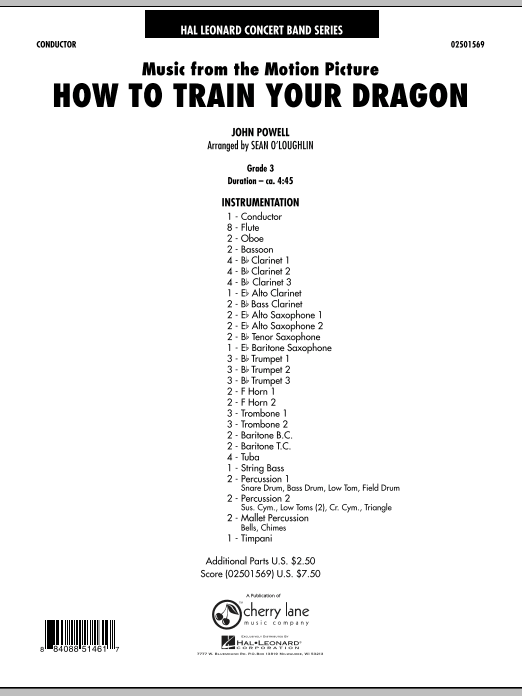 Music from the 'How to Train Your Dragon' - klik hier