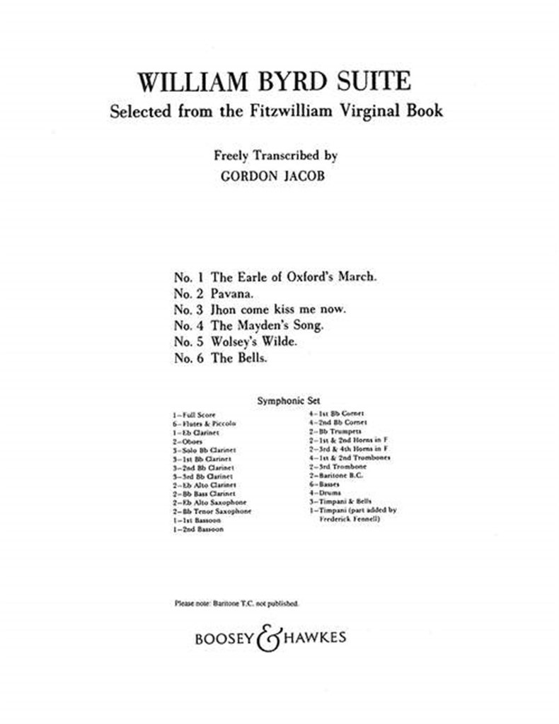 William Byrd Suite - klik hier