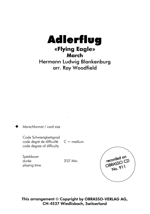 Flying Eagle (Adlerflug) - klik hier