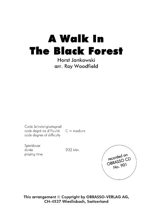 A Walk in the Black Forest - klik hier