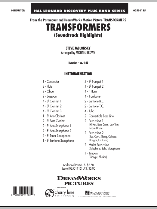 Transformers Soundtrack Highlights - klik hier