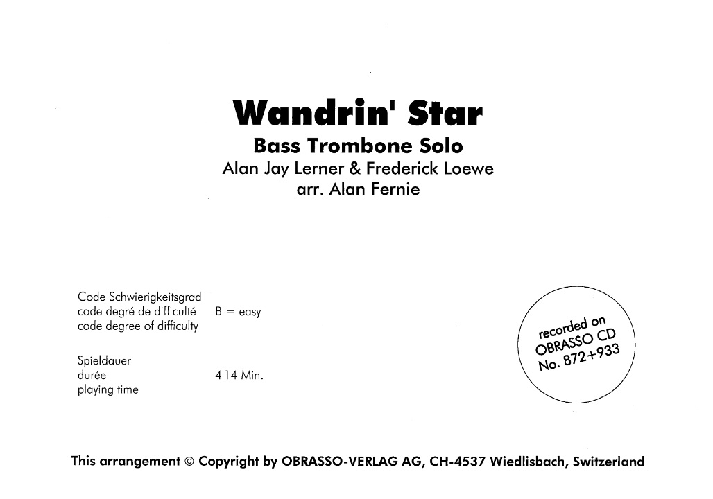 Wandrin' Star - klik hier