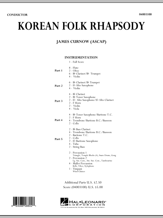 Korean Folk Rhapsody - klik hier