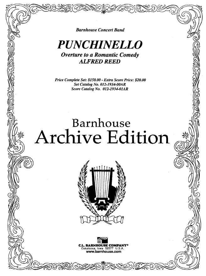Punchinello (Overture to a Romantic Comedy) - klik hier