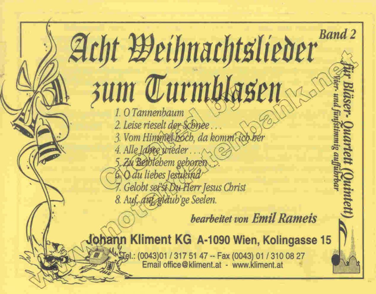 8 Weihnachtslieder zum Turmblasen #2 - klik hier 8 Weihnachtslieder zum Turmblasen #2 - klik hier