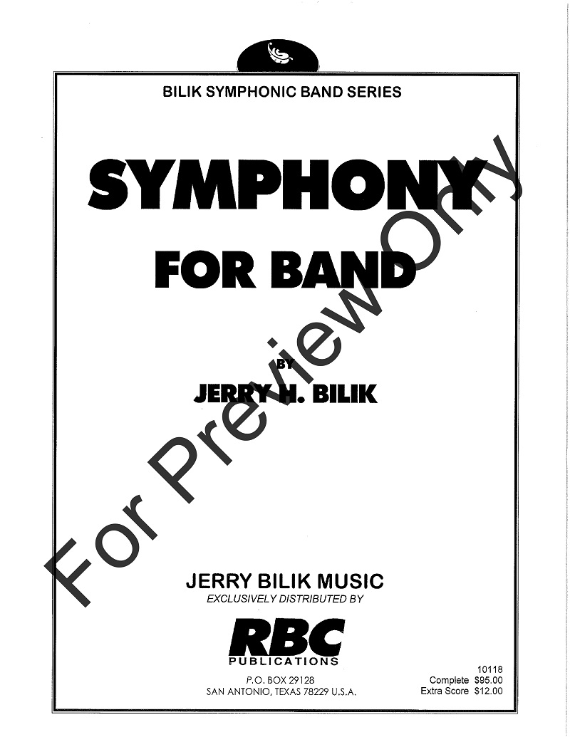 Symphony for Band - klik hier